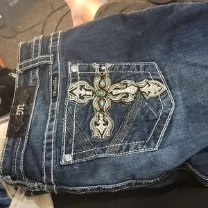 Miss me jeans size 33 Chloe/ boot